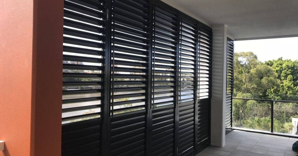 All Shutters & Blinds - Balcony Shutters